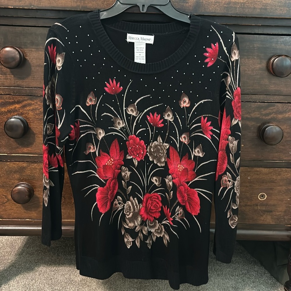 Floral Sweater